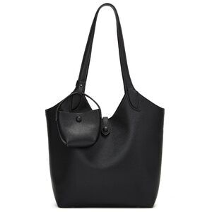 5263 2025 PU Leather Tote Bag Fall Winter Shoulder Handbag with Cute Mini